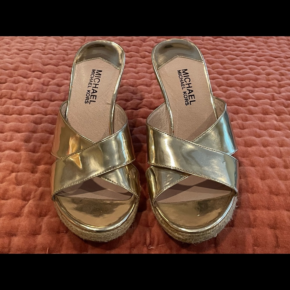 Michael Kors Wedge Sandals.